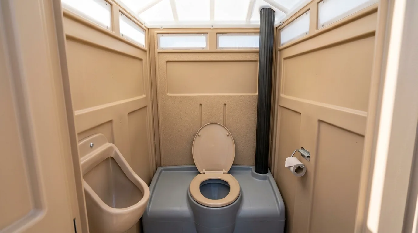Clean interior of a freshly serviced unit