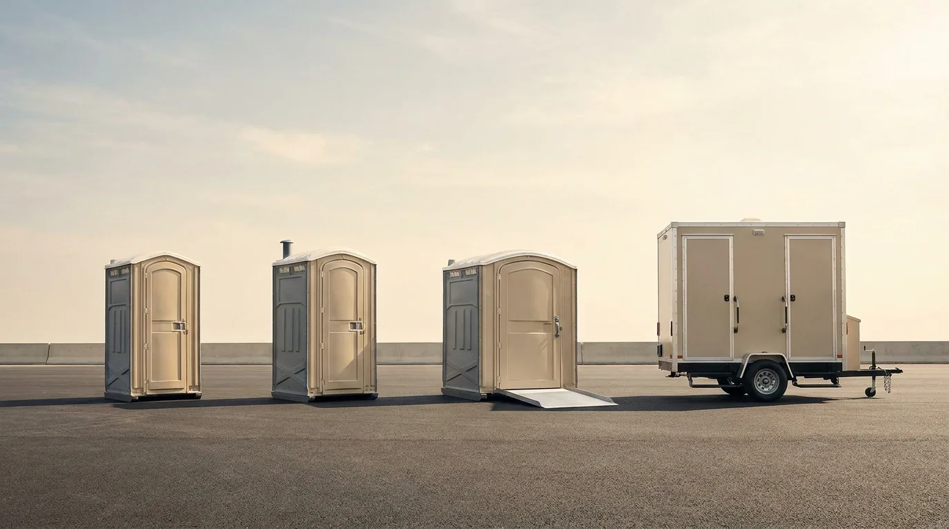 Unit types side by side, standard to trailer